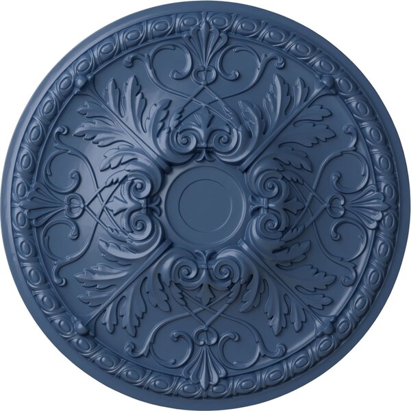 Ekena Millwork Tristan Ceiling Medallion (Fits Canopies up to 6 1/4"), Hand-Painted Americana, 32 3/8"OD x 3 1/2"P CM32TNAMF - main